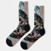 Drachenauge Socken (Linkes Detail)