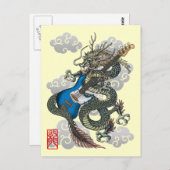 Drachenbass Postkarte (Vorne/Hinten)