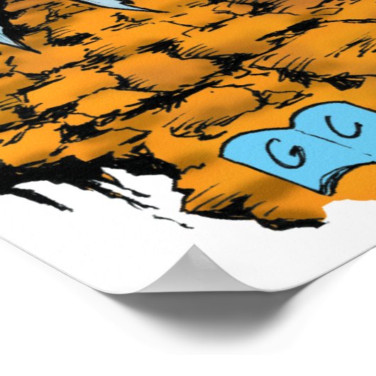 Drachenbibliothek Poster (Ecke)