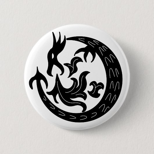 Drachenblasen Button (Vorderseite)