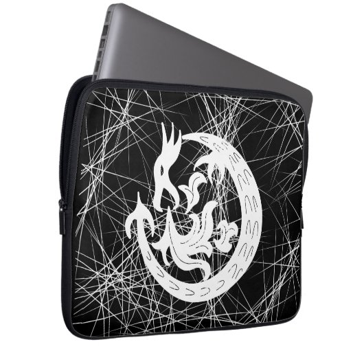 Drachenblasen Laptopschutzhülle (Vorne Rechts)