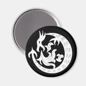 Drachenblasen Magnet (Vorderseite/Rückseite)