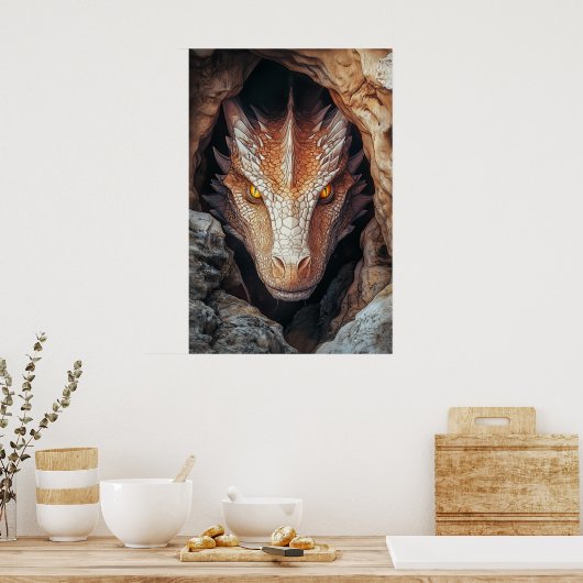 Drachenblick Poster (Küche)