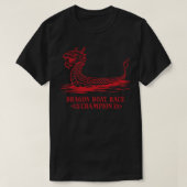 Drachenboot Chinesisch Thema 1 T-Shirt (Design vorne)