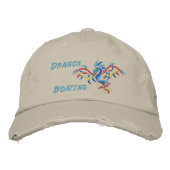 Drachenboot, Sonnendrachensport, Bestickte Baseballkappe (Vorderseite)