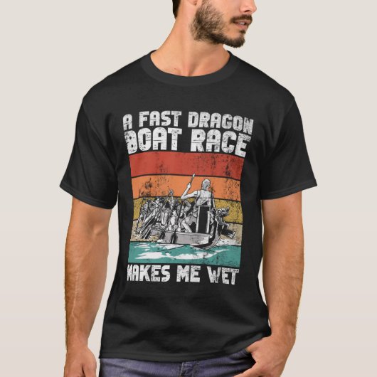 Drachenboote und Drachenbootpaddler T-Shirt (Vorderseite)