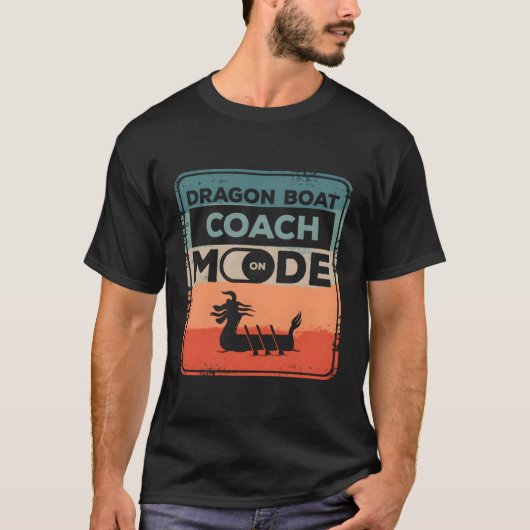 Drachenbootmodus auf Paddelbahn T-Shirt (Vorderseite)