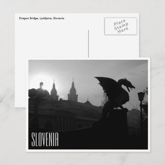 Drachenbrücke Postkarte (Vorne/Hinten)