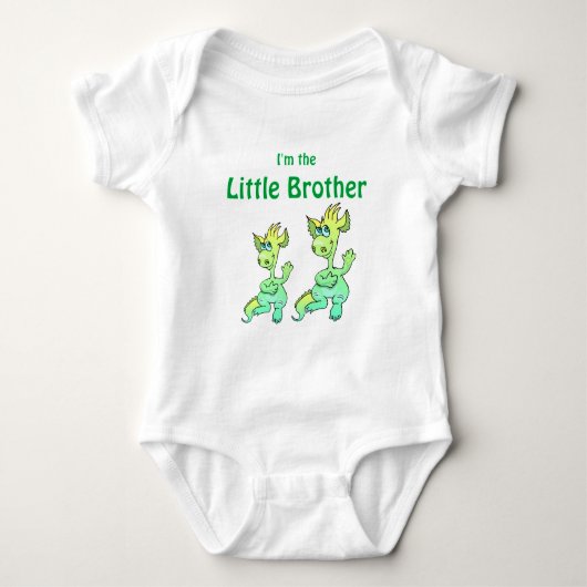 Drachenbruder Baby Strampler (Vorderseite)