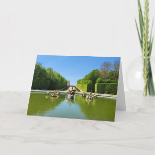 Drachenbrunnen aus Versailles Foto Grüße Karte