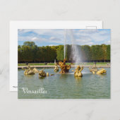 Drachenbrunnen im Garten Versailles - Frankreich Postkarte (Vorne/Hinten)
