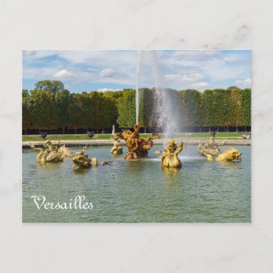 Drachenbrunnen im Garten Versailles - Frankreich Postkarte