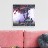 Drachenburg Leinwanddruck (Insitu (Wohnzimmer))