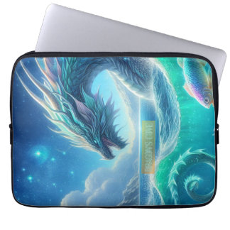 Drachencove Ozeanszene — Fantasy-Drache  Laptopschutzhülle