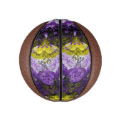 DrachenDamaskus ohne Binäre - Flag für nicht binär Mini Basketball (Vertikal)