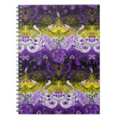 DrachenDamaskus ohne Binäre - Flag für nicht binär Notizblock (Vorderseite)