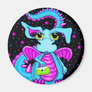 Drachendame Magnet