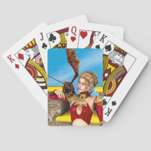 Drachendame Spielkarten