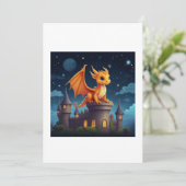 Drachendarstellung Einladung (Stehend Vorderseite)