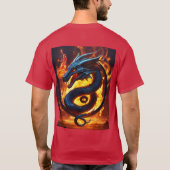 Drachendesign: Sammlung mystischer T - Shirt (Rückseite)