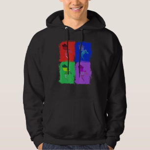Drachendrachen Pop Art Hoodie