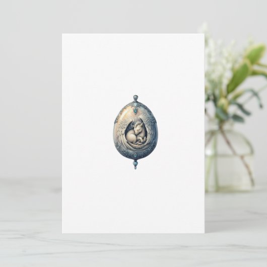 Drachenei Einladung (Stehend Vorderseite)