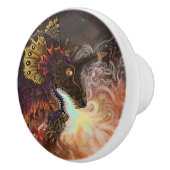 Dracheneigenschaft der Feuerspitzel Keramikknauf (Rechts)