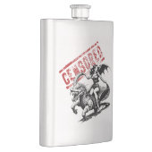 Dracheneiter-Pin-Up-Flasche Flachmann (Rechts)