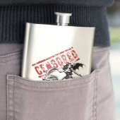 Dracheneiter-Pin-Up-Flasche Flachmann (Beispiel)