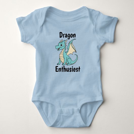 Drachenenthusiast Baby Strampler (Vorderseite)
