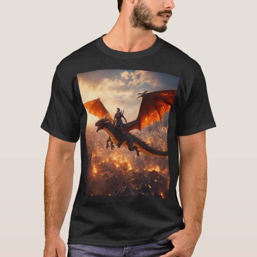 Drachenfahrer T-Shirt (Vorderseite)