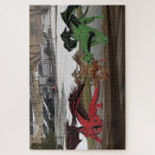 Drachenfamilie Puzzle (Vertikal)