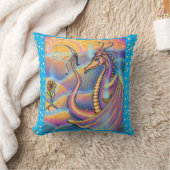 Drachenfantasie von Renee L. Lavoie Kissen (Decke)