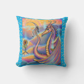 Drachenfantasie von Renee L. Lavoie Kissen (Vorderseite)