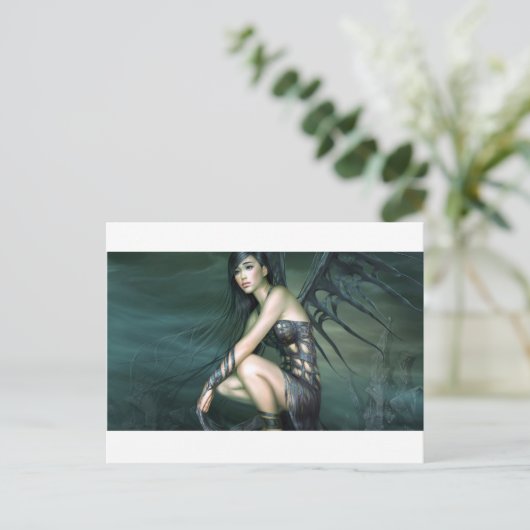 Drachenfee Postkarte (Stehend Vorderseite)