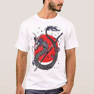 Drachenfeindlichkeit: Ein majestätisches chinesisc T-Shirt