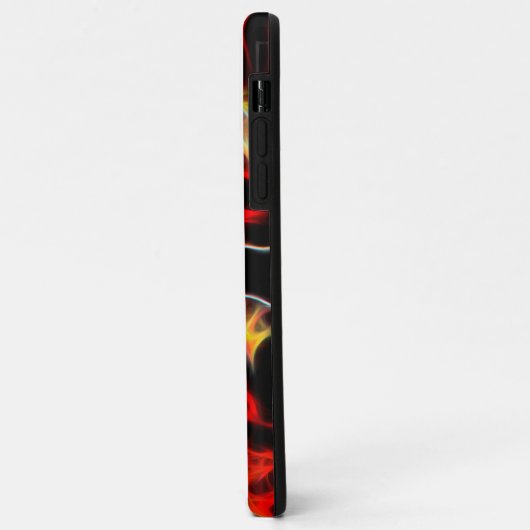 Drachenfeuer auf Glücksenergie Case-Mate iPhone Hülle (Hinten/Links)