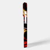 Drachenfeuer auf Glücksenergie Case-Mate iPhone Hülle (Rückseite / Links)