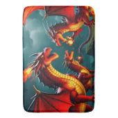 Drachenfeuer Badematte (Vorderseite Vertikal)