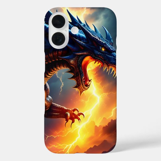 Drachenfeuer-Blitzkampf zwei Case-Mate iPhone Hülle (Rückseite)