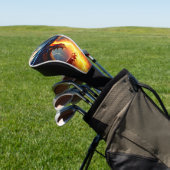 Drachenfeuer-Blitzkampf zwei Golf Headcover (In SItu)