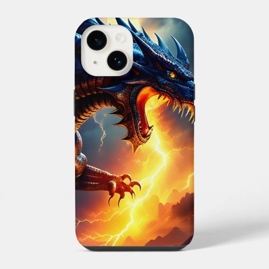 Drachenfeuer-Blitzkampf zwei iPhone Hülle (Rückseite)