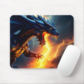 Drachenfeuer-Blitzkampf zwei Mousepad (Mit Mouse)
