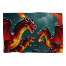 Drachenfeuer Kissenbezug