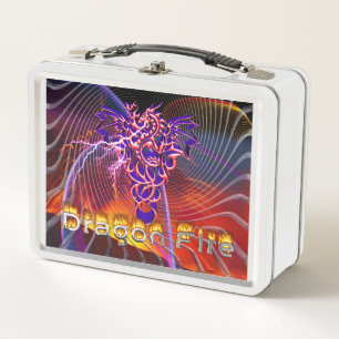 Drachenfeuer Metall Brotdose