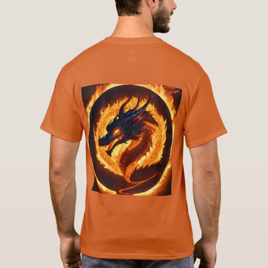 Drachenfeuer T-Shirt (Rückseite)