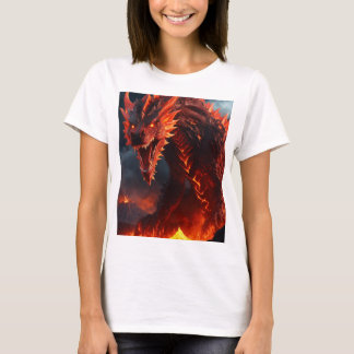 "Drachenfeuer: T-Shirt-Design-Entwurf" T-Shirt