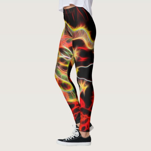 Drachenfeuerdekor Leggings (Links)