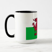 Drachenflagge Wales, keltisch-walisische Nationalf Tasse (Links)
