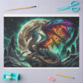 Drachenflame Seidenpapier (Basteln)